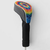 Tye-Dye-4 Golf Head Hoesje Golfheadcover (Schuin)