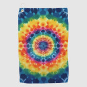 Tye-Dye-4 Golf Towel Golfhanddoek (Voorkant)