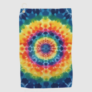 Tye-Dye-4 Golf Towel Golfhanddoek