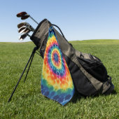 Tye-Dye-4 Golf Towel Golfhanddoek (Groen)