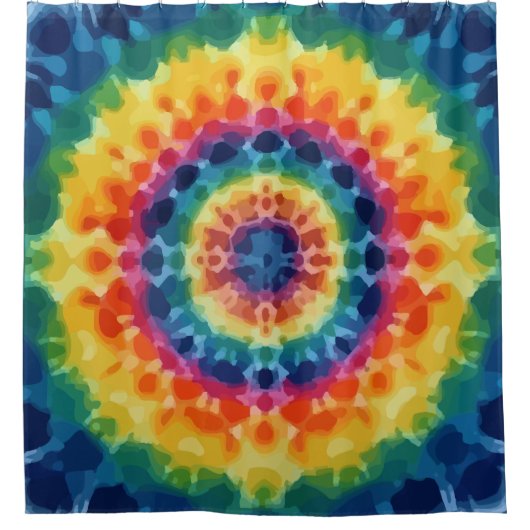 Tye-Dye-4 iPhone / iPad hoesje Douchegordijn (Voorkant)