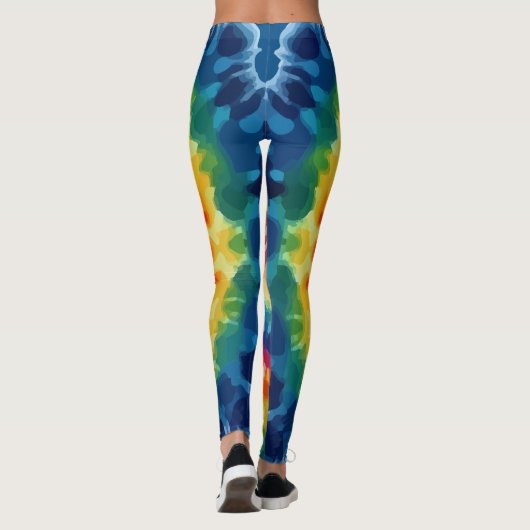 Tye-Dye-4-Leggings Leggings (Achterkant)