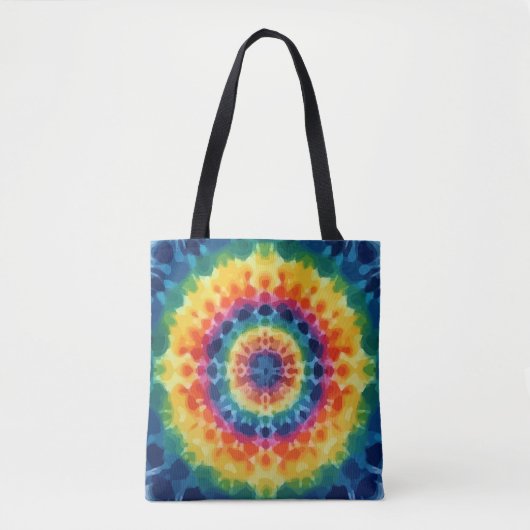 Tye-Dye-4-Tas Tote Bag (Voorkant)