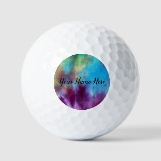Tye Dye 7 Golfballen (Voorkant)