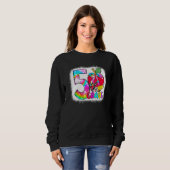 Tye-Dye Appel Leerling 5e Klas Leraar Terug Naar S Trui (Voorkant volledig)