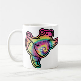 Tye-Dye Ballerina Beer: Sierlijk en Kleurrijk Koffiemok