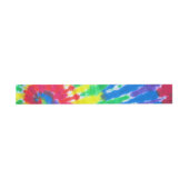 TYE DYE Bar Bat Mitzvah Envelope Wrap Band Uitnodigingen Wikkel (Vlak)