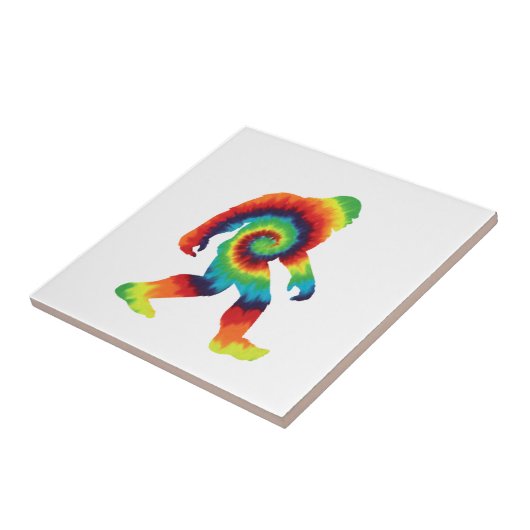 Tye-Dye Bigfoot Tegeltje (Zijkant)
