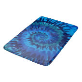 Tye-dye-blue badmat (Gekanteld)