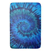 Tye-dye-blue badmat (Voorkant Verticaal)