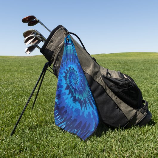 Tye-Dye-Blue Golf Towel Golfhanddoek (Groen)