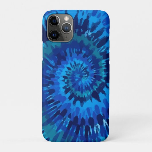 Tye-Dye-Blue iPhone/iPad case (Achterkant)
