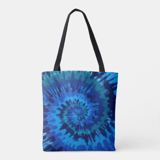 Tye-dye-blue Tas (Achterkant)