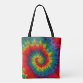 Tye dye boodschappentas tote bag (Achterkant)