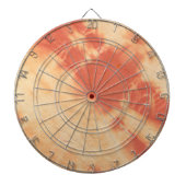 Tye Dye Composition #10 van Michael Moffa Dartbord (Voorkant)