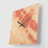 Tye Dye Composition #10 van Michael Moffa Vierkante Klok (Hoek)