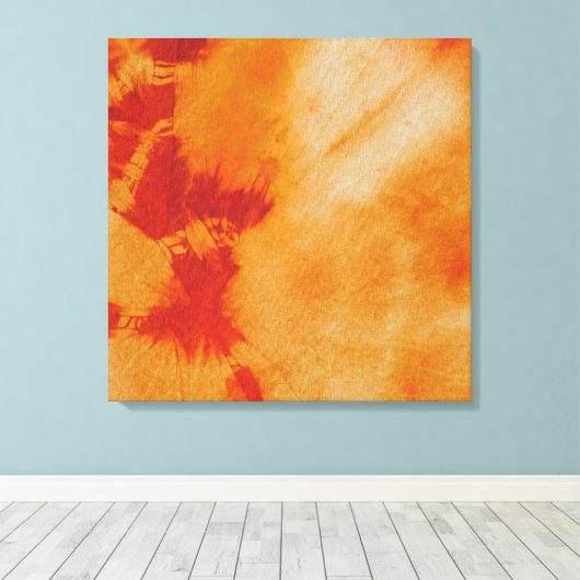 Tye Dye Composition #12 door Michael Moffa Canvas Afdruk (Insitu (Houten vloer))