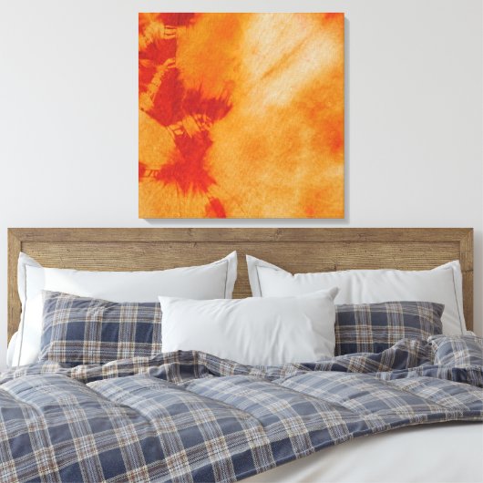 Tye Dye Composition #12 door Michael Moffa Canvas Afdruk (Insitu (Slaapkamer))