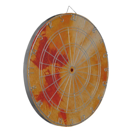 Tye Dye Composition #12 door Michael Moffa Dartbord (Voorkant Links)