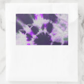 Tye Dye Composition #1 door Michael Moffa Rechthoekige Sticker (Tas)