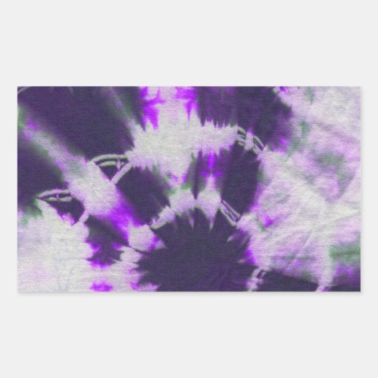 Tye Dye Composition #1 door Michael Moffa Rechthoekige Sticker (Voorkant)