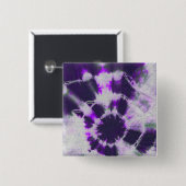 Tye Dye Composition #1 door Michael Moffa Vierkante Button 5,1 Cm (Voorkant /achterkant)