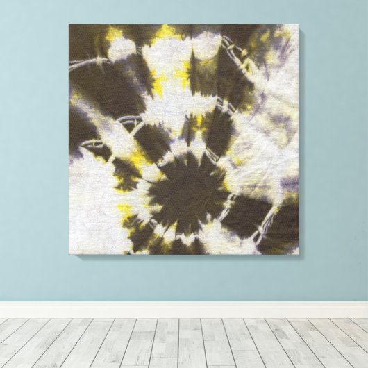 Tye Dye Composition #2 van Michael Moffa Canvas Afdruk (Insitu (Houten vloer))