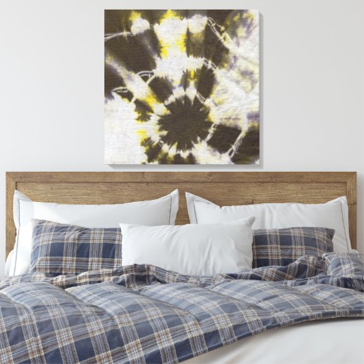 Tye Dye Composition #2 van Michael Moffa Canvas Afdruk (Insitu (Slaapkamer))