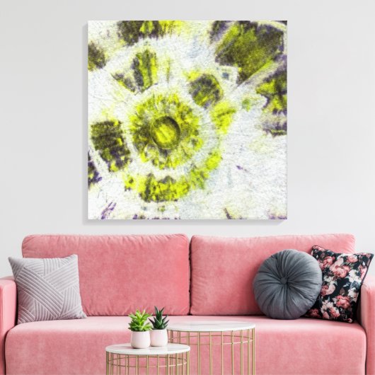 Tye Dye Composition #3 door Michael Moffa Canvas Afdruk (Insitu (Woonkamer))