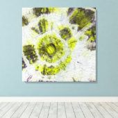 Tye Dye Composition #3 door Michael Moffa Canvas Afdruk (Insitu (Houten vloer))