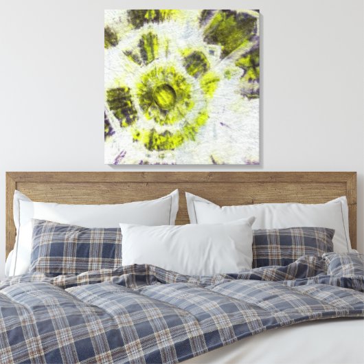 Tye Dye Composition #3 door Michael Moffa Canvas Afdruk (Insitu (Slaapkamer))