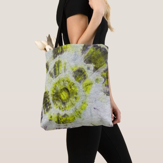 Tye Dye Composition #3 door Michael Moffa Tote Bag (Dichtbij)