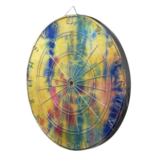Tye Dye Composition #5 door Michael Moffa Dartbord (Voorkant Rechts)