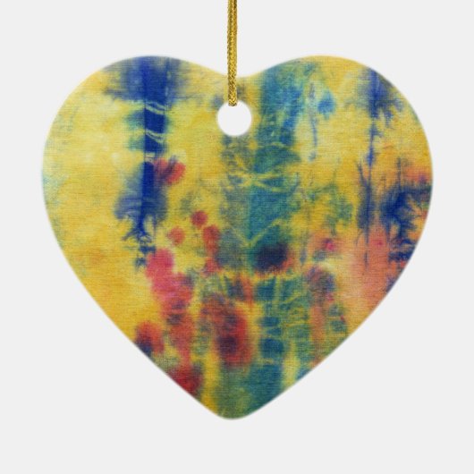 Tye Dye Composition #5 door Michael Moffa Keramisch Ornament (Achterkant)