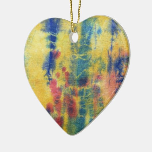 Tye Dye Composition #5 door Michael Moffa Keramisch Ornament (Links)