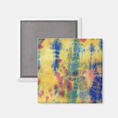 Tye Dye Composition #5 door Michael Moffa Magneet (Voorkant / Achterkant)