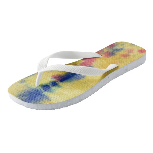 Tye Dye Composition #5 door Michael Moffa Teenslippers (Schuin)