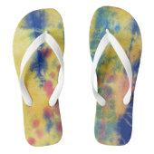 Tye Dye Composition #5 door Michael Moffa Teenslippers (Voetbed)
