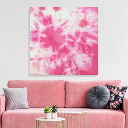 Tye Dye Composition #6 door Michael Moffa Canvas Afdruk (Insitu (Woonkamer))