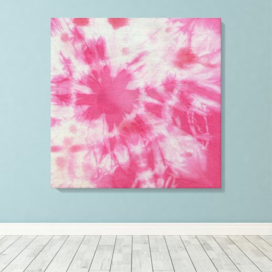 Tye Dye Composition #6 door Michael Moffa Canvas Afdruk (Insitu (Houten vloer))