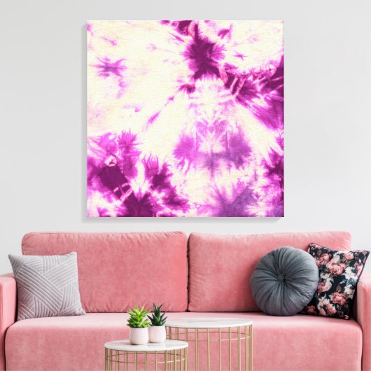 Tye Dye Composition #7 door Michael Moffa Canvas Afdruk (Insitu (Woonkamer))