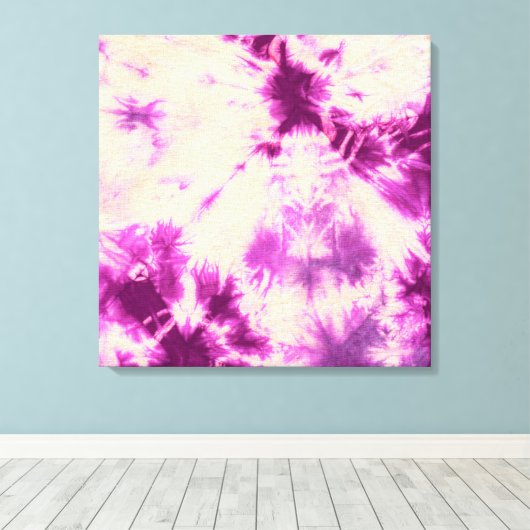 Tye Dye Composition #7 door Michael Moffa Canvas Afdruk (Insitu (Houten vloer))