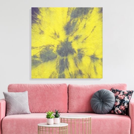 Tye Dye Composition #8 van Michael Moffa Canvas Afdruk (Insitu (Woonkamer))