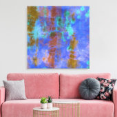 Tye Dye Composition #9 van Michael Moffa Canvas Afdruk (Insitu (Woonkamer))
