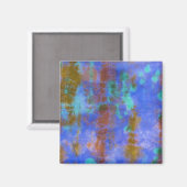 Tye Dye Composition #9 van Michael Moffa Magneet (Voorkant / Achterkant)