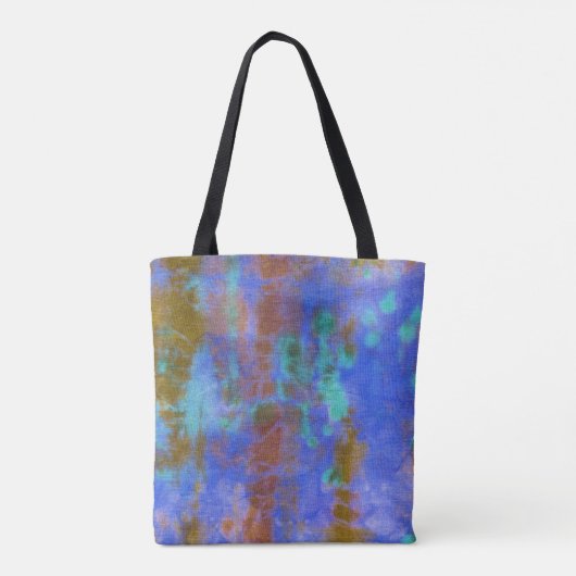 Tye Dye Composition #9 van Michael Moffa Tote Bag (Achterkant)
