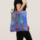 Tye Dye Composition #9 van Michael Moffa Tote Bag (Dichtbij)
