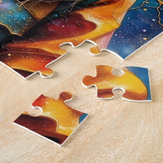 Tye Dye Cool Gnome Legpuzzel (Zijkant)