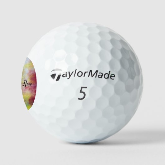 Tye Dye Golfballen (Logo)