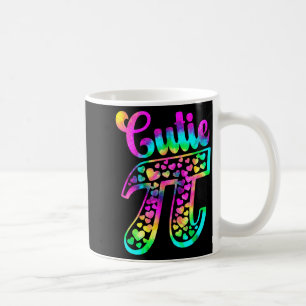 Tye Dye Grappige Moppie 3,14 Pi Nummer Symbool Wis Koffiemok